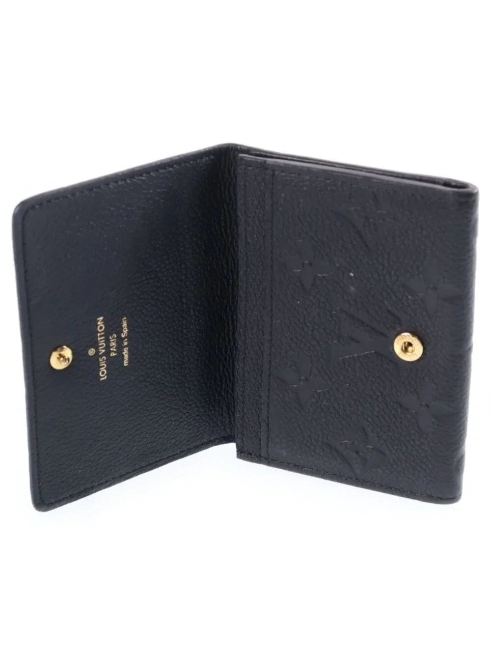 Louis Vuitton Envelope Business Card Holder Case Monogram Empreinte Noir
